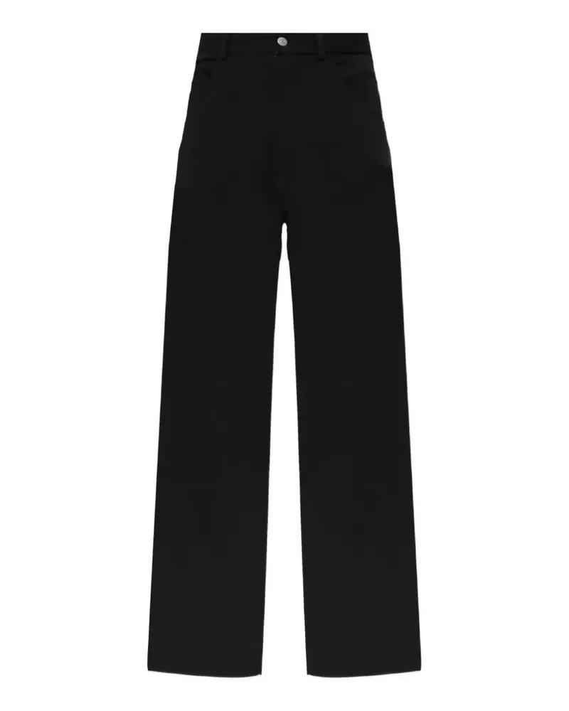 Maison Margiela Hose mit weitem Bein - Schwarz Schwarz