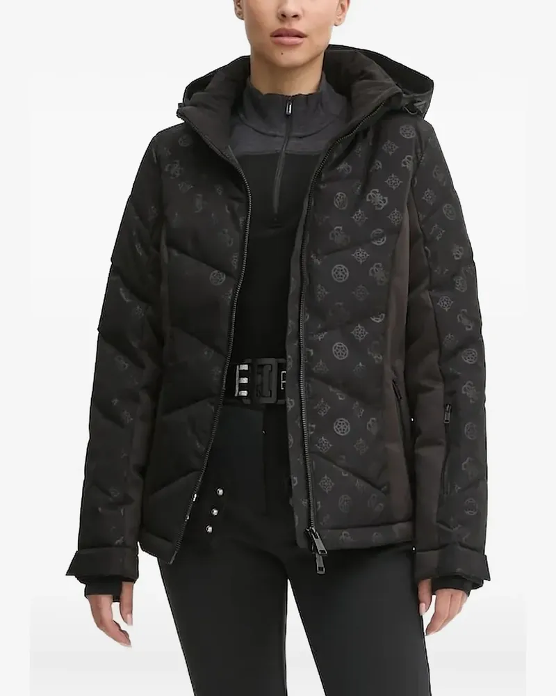 Guess Gesteppte Skijacke - Schwarz Schwarz
