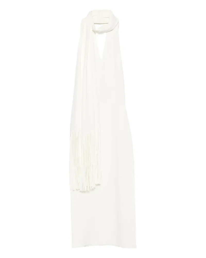 Cult Gaia Caia Neckholder-Midikleid - Nude Nude