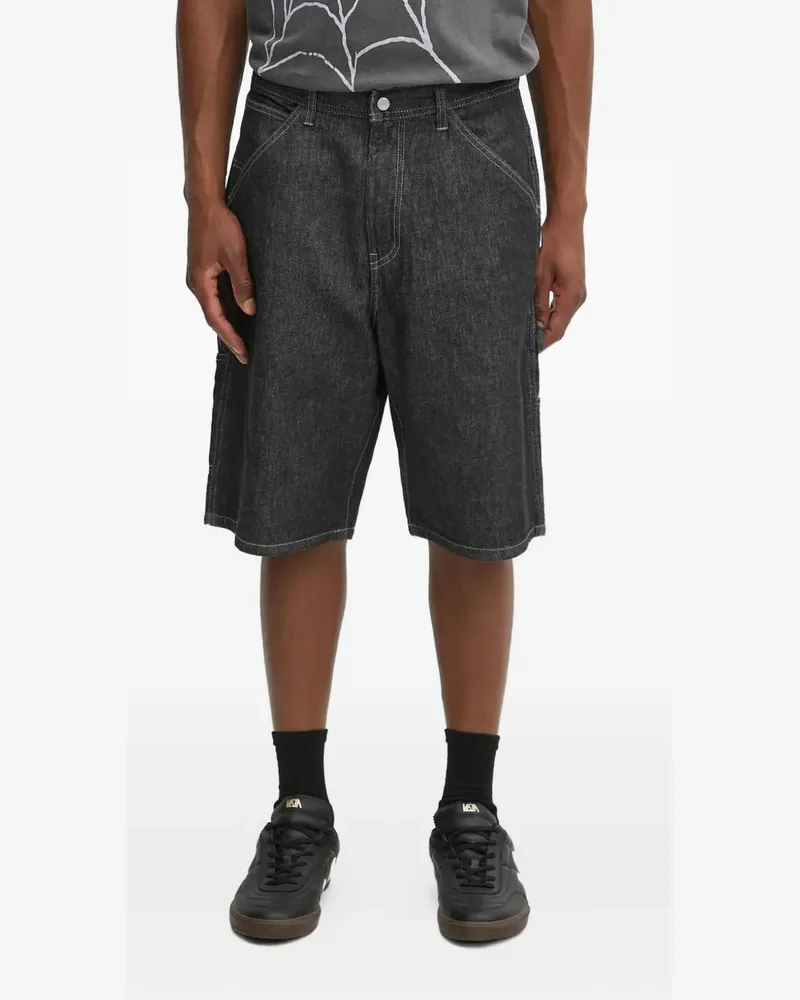 Neighborhood cotton denim shorts - Grau Grau
