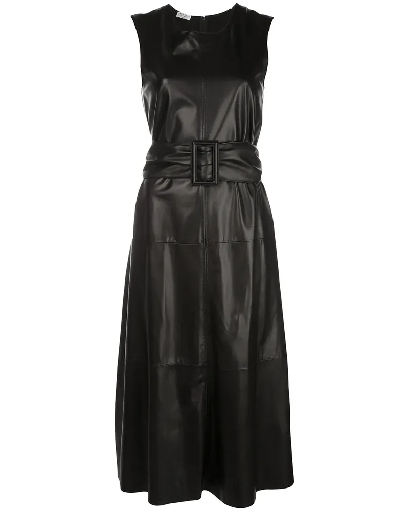 Brunello Cucinelli Kleid mit Gürtel - Schwarz Schwarz