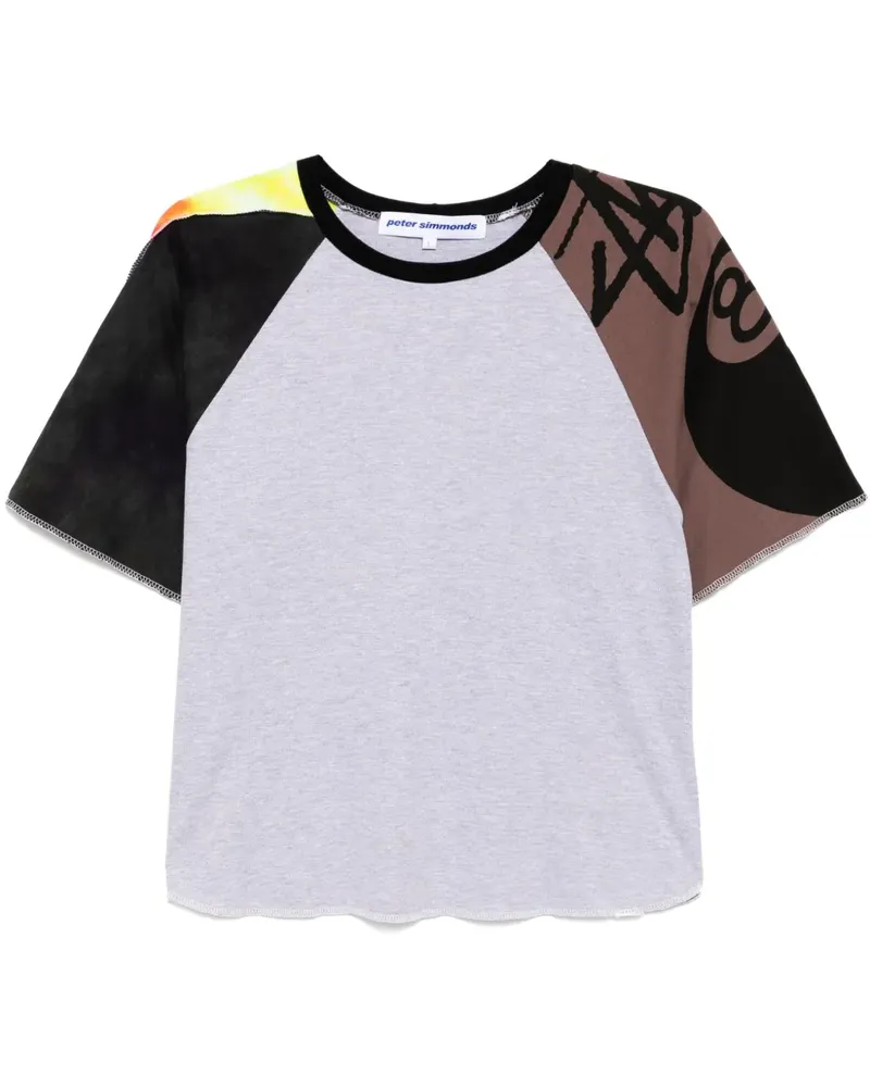 Stain Shade T-Shirt mit Einsätzen - Grau Grau