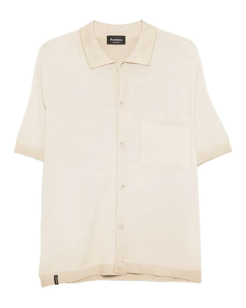 Arovescio pocket short-sleeve shirt - Nude Nude