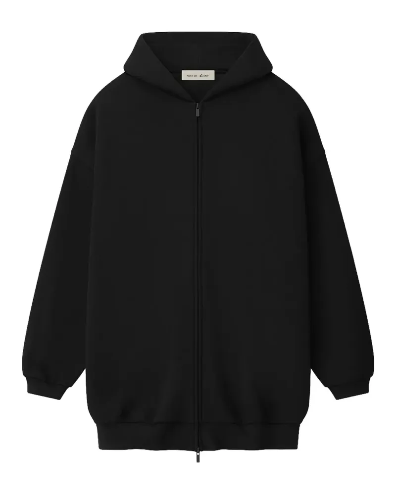 Fear of God zip long hoodie - Schwarz Schwarz