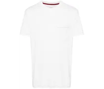 Jersey-T-Shirt mit Kontrastnähten