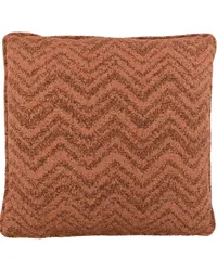 Missoni Home Columbia Kissen mit Zickzackmuster Braun