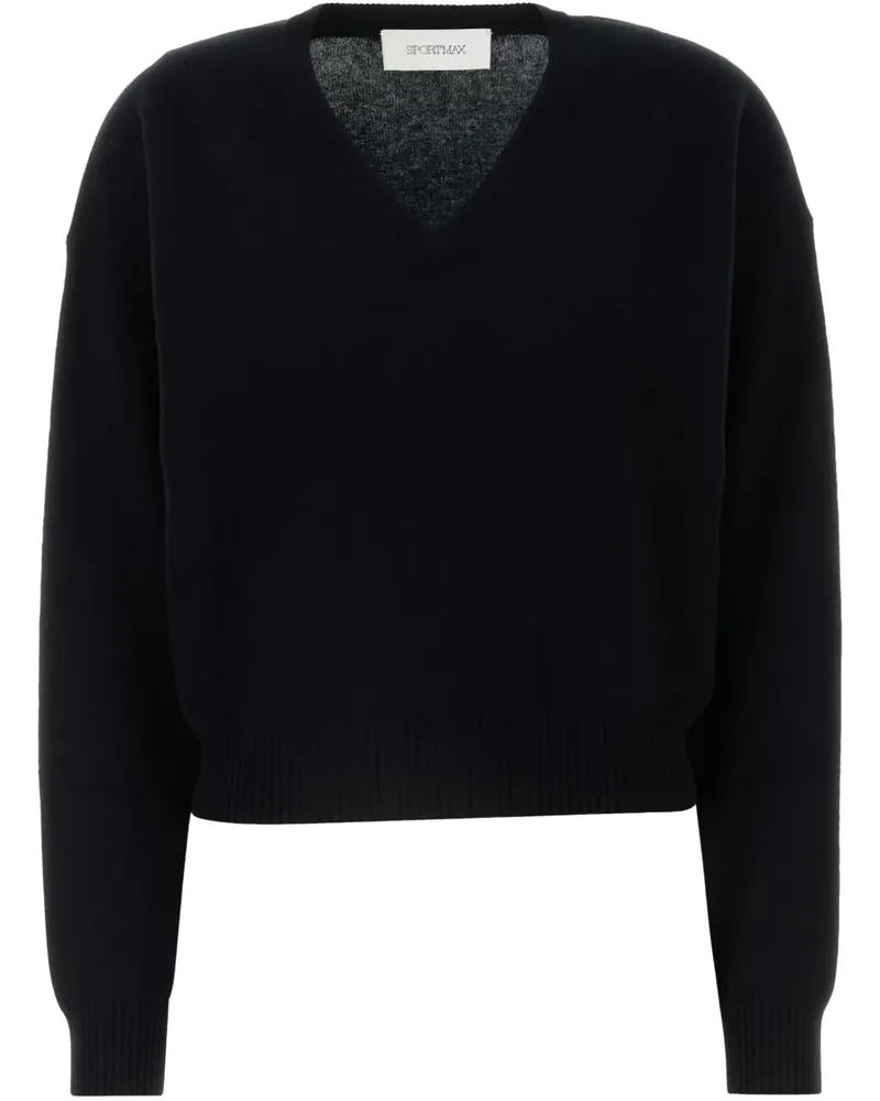 SPORTMAX Polis Pullover - Schwarz Schwarz