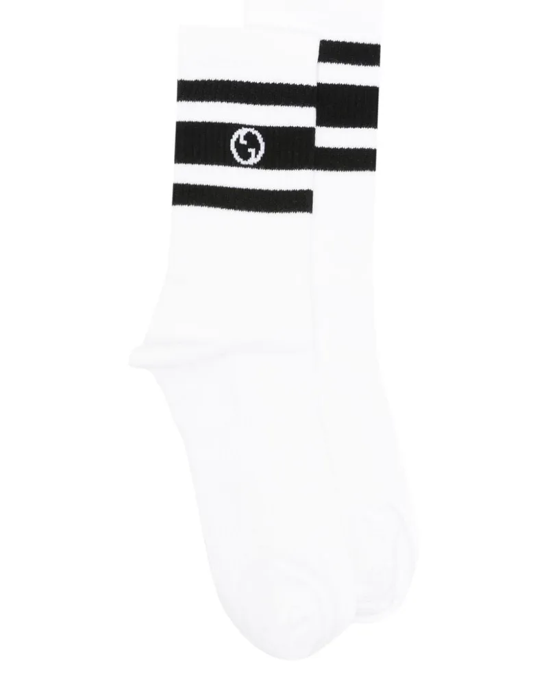 Gucci Socken mit GG - Weiß Weiß