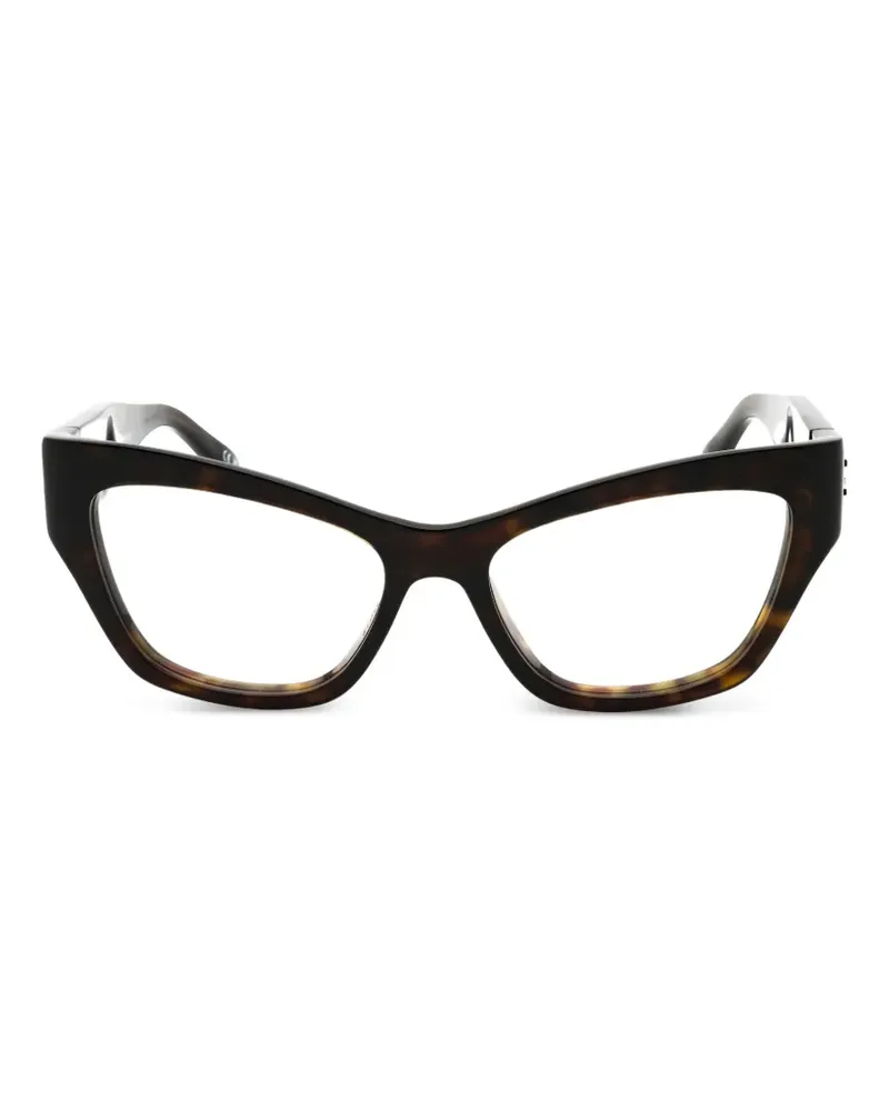 Balenciaga Cat-Eye-Brille mit BB - Braun Braun