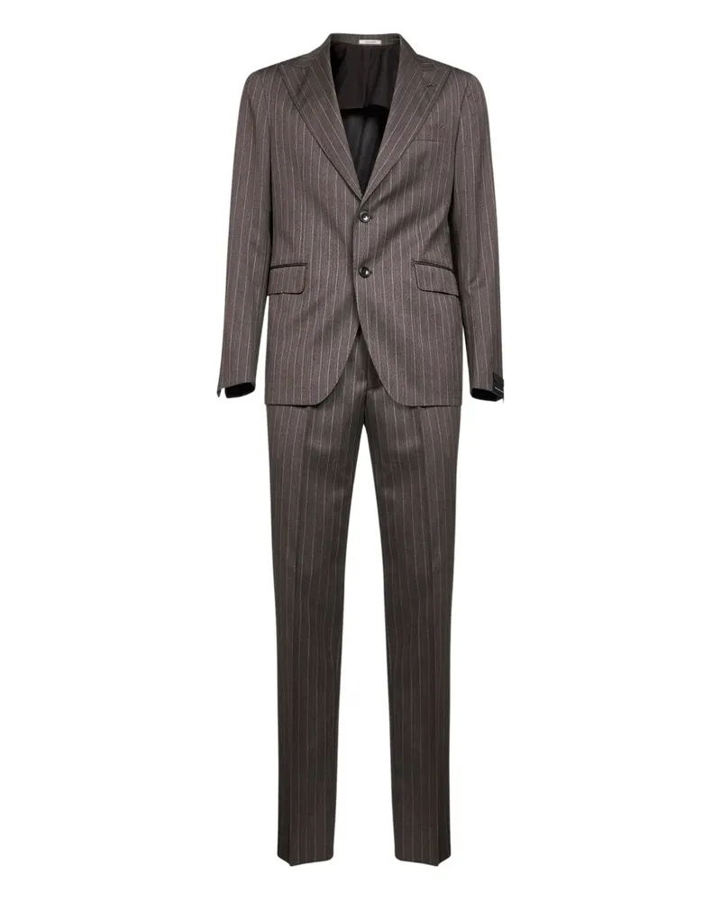Tagliatore pinstripe two-button suit - Braun Braun