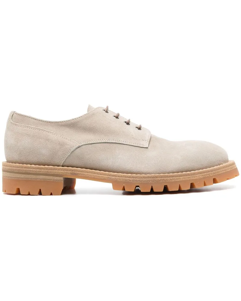 Eleventy Derby-Schuhe aus Wildleder - Nude Nude