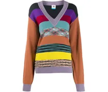 Pullover mit V-Ausschnitt - Violett