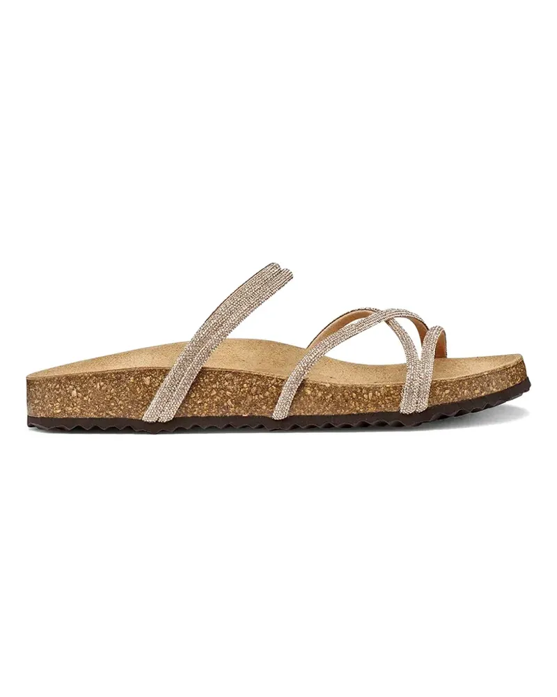 Geox crystal-embellished strappy sandals - Gold Gold