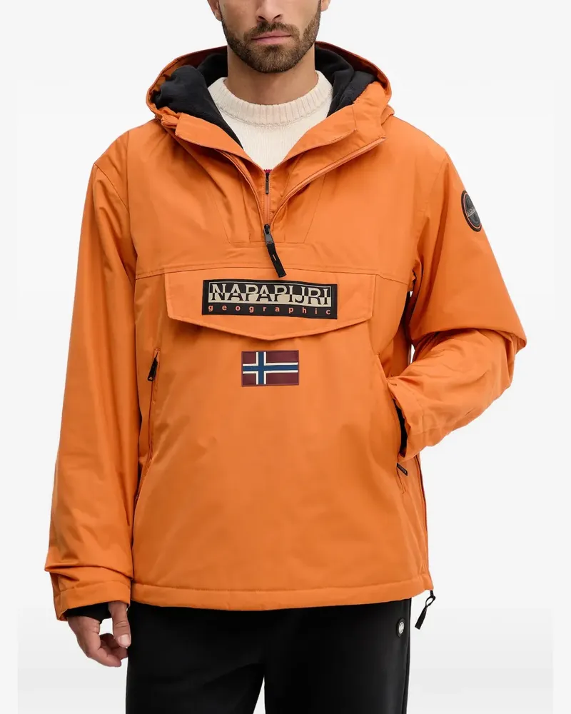 Napapijri Rainforest Next Winter Hoodie - Orange Orange