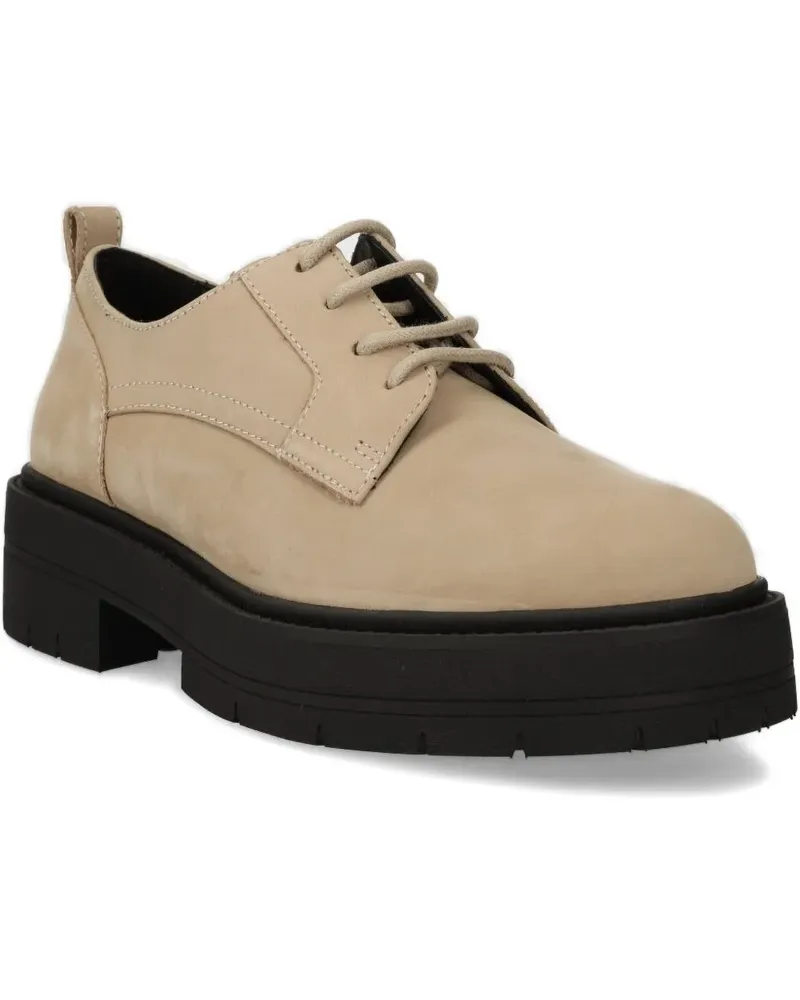 Geox Schnürschuhe mit Plateausohle - Nude Nude