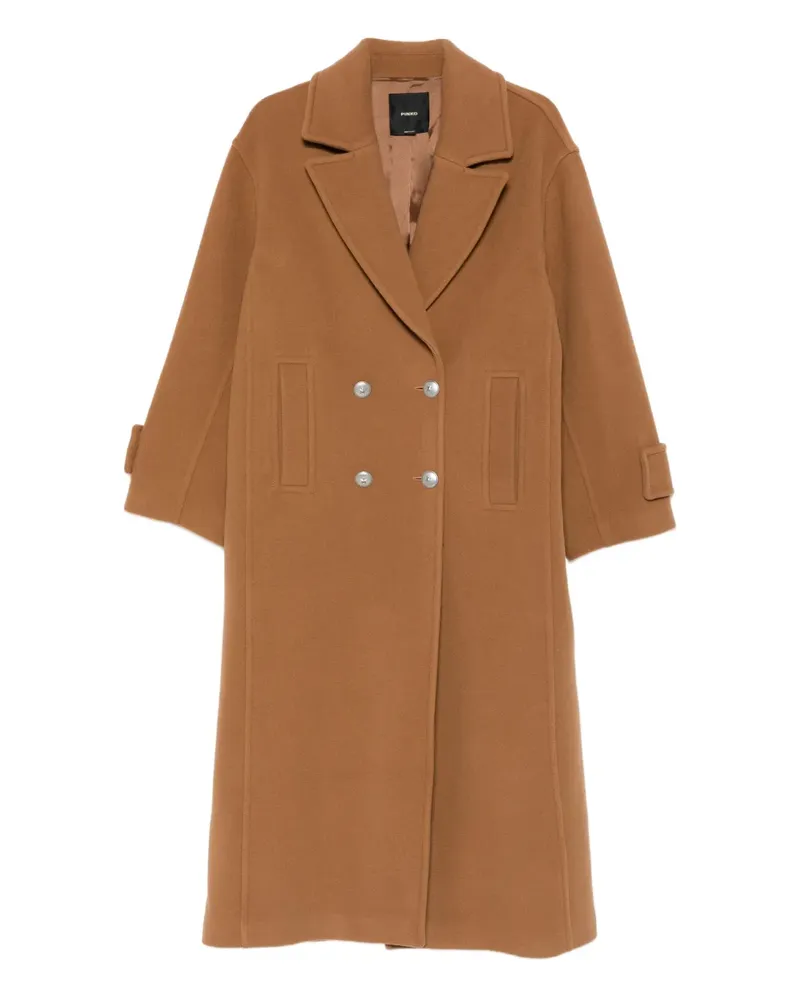 Pinko Klassische Cabanjacke - Braun Braun