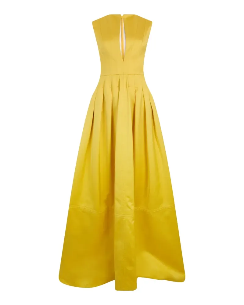 Philosophy Di Lorenzo Serafini sleeveless flared maxi dress - Gelb Gelb