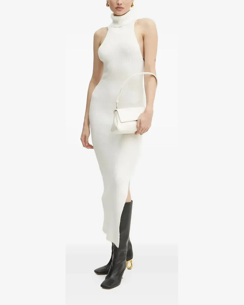 Bardot Rückenfreies Midikleid mit Rollkragen - Nude Nude