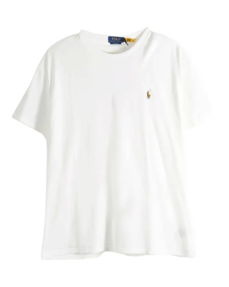 Ralph Lauren embroidered-logo T-shirt - Weiß Weiß