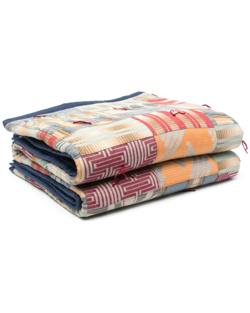 Ralph Lauren Home Patchwork-Steppdecke (210cm x 180cm) - Blau Blau