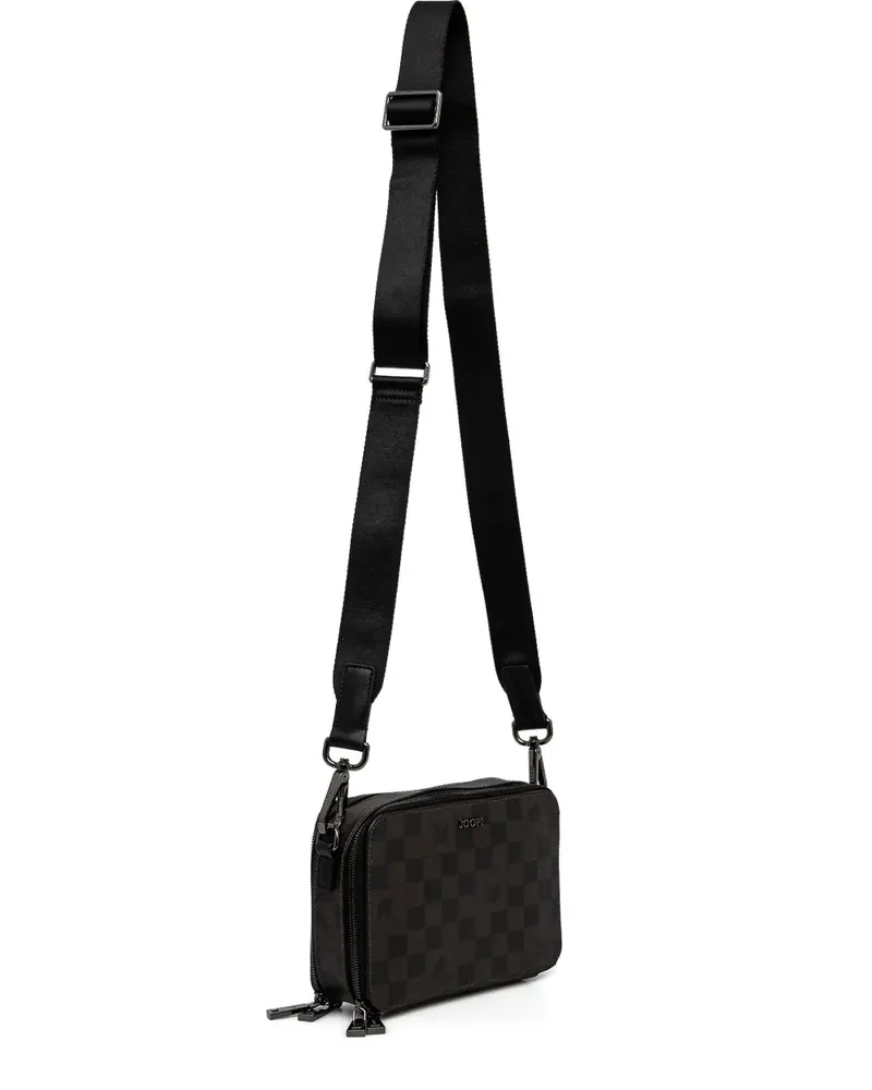 JOOP! Gürteltasche mit Karomuster - Schwarz Schwarz