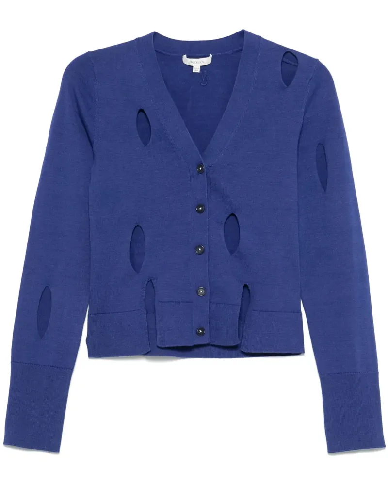 J.W.Anderson Cardigan mit Cut-Outs - Blau Blau