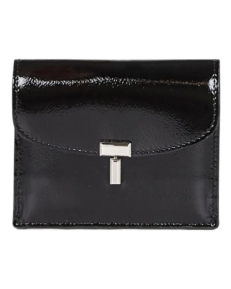 Totême turn-lock wallet - Schwarz Schwarz