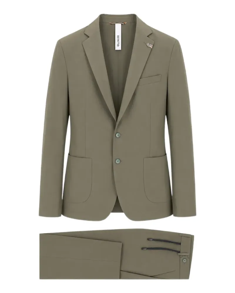DISTRETTO12 notched-lapel single-breasted suit - Grün Grün