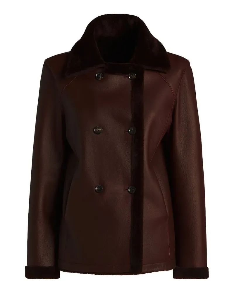 Kiton Wendbare Jacke - Braun Braun