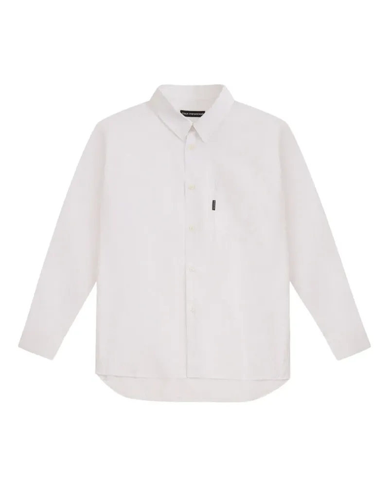 Gosha Rubchinskiy chest-pocket straight-fit shirt - Weiß Weiß