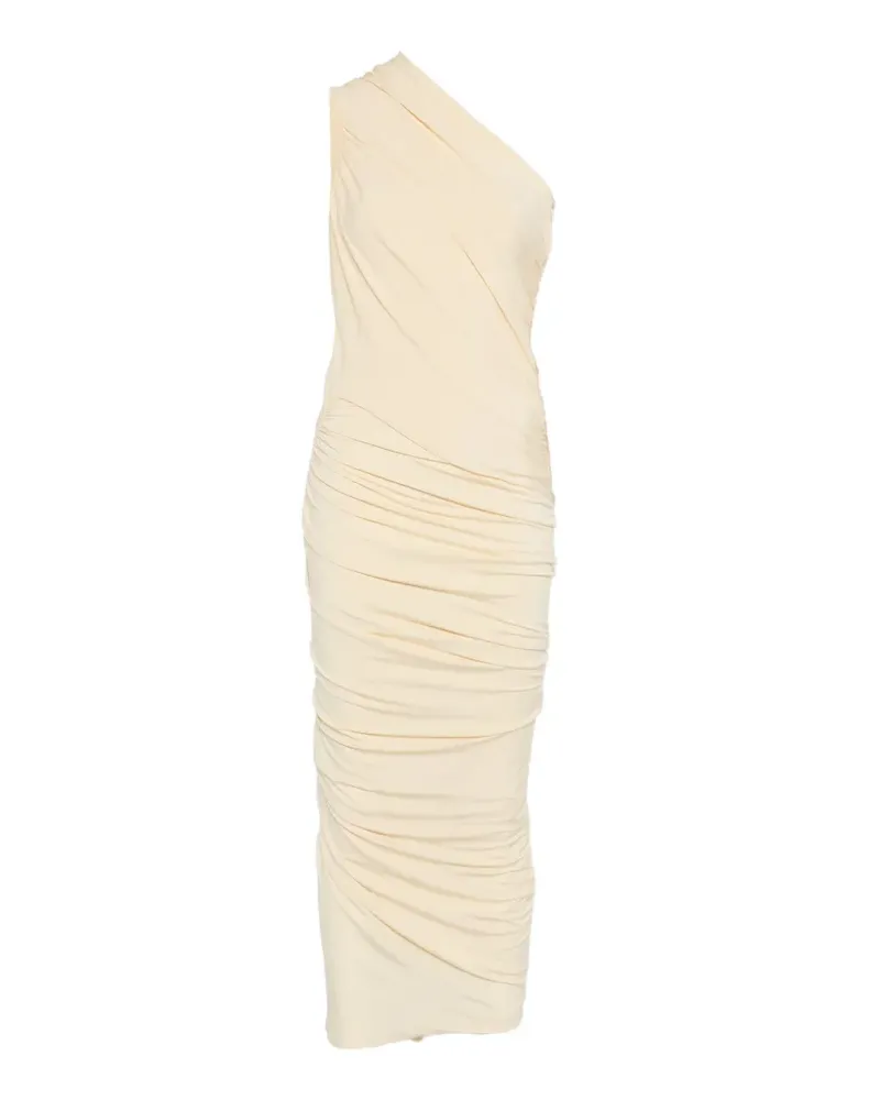 TOVE one-shoulder ruched dress - Nude Nude