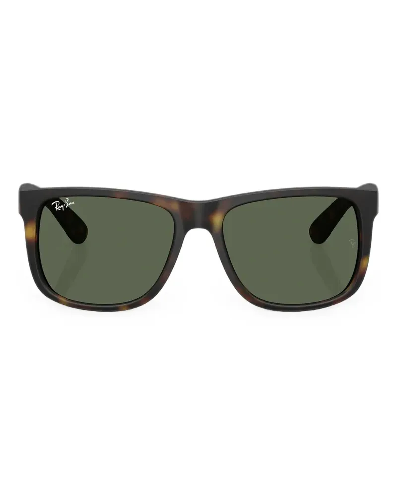 Ray Ban Eckige Justin Sonnenbrille - Braun Braun