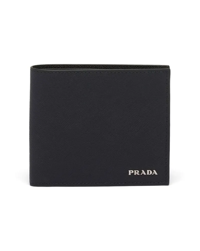Prada Portemonnaie aus Saffiano-Leder - Schwarz Schwarz