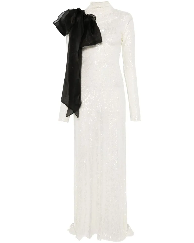 ATU Body Couture Drapiertes Maxikleid - Weiß Weiß