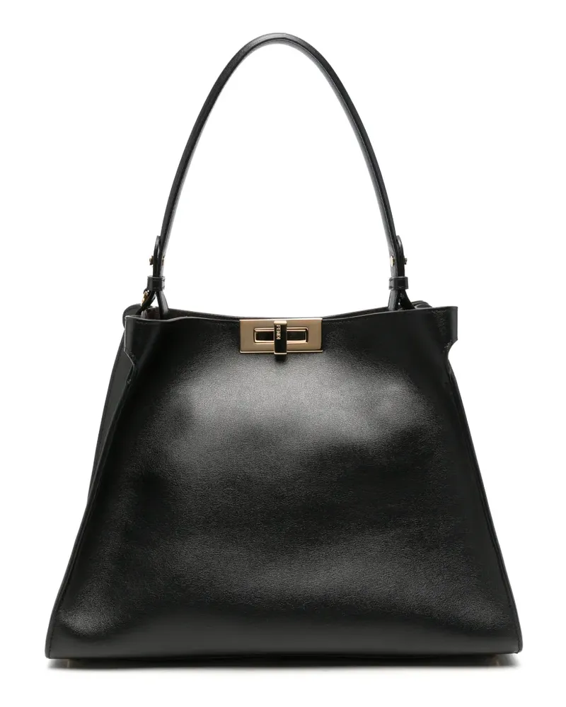 Fendi Gewebte  Way Schultertasche - Schwarz Schwarz