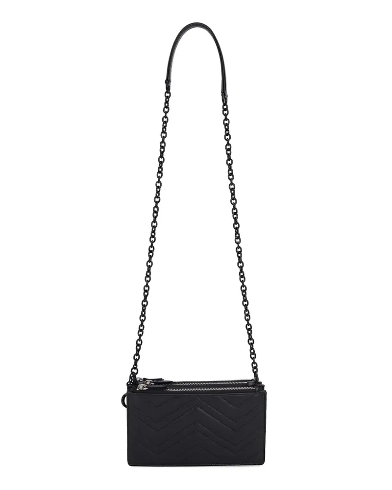 Gucci mini GG Marmont shoulder bag - Schwarz Schwarz