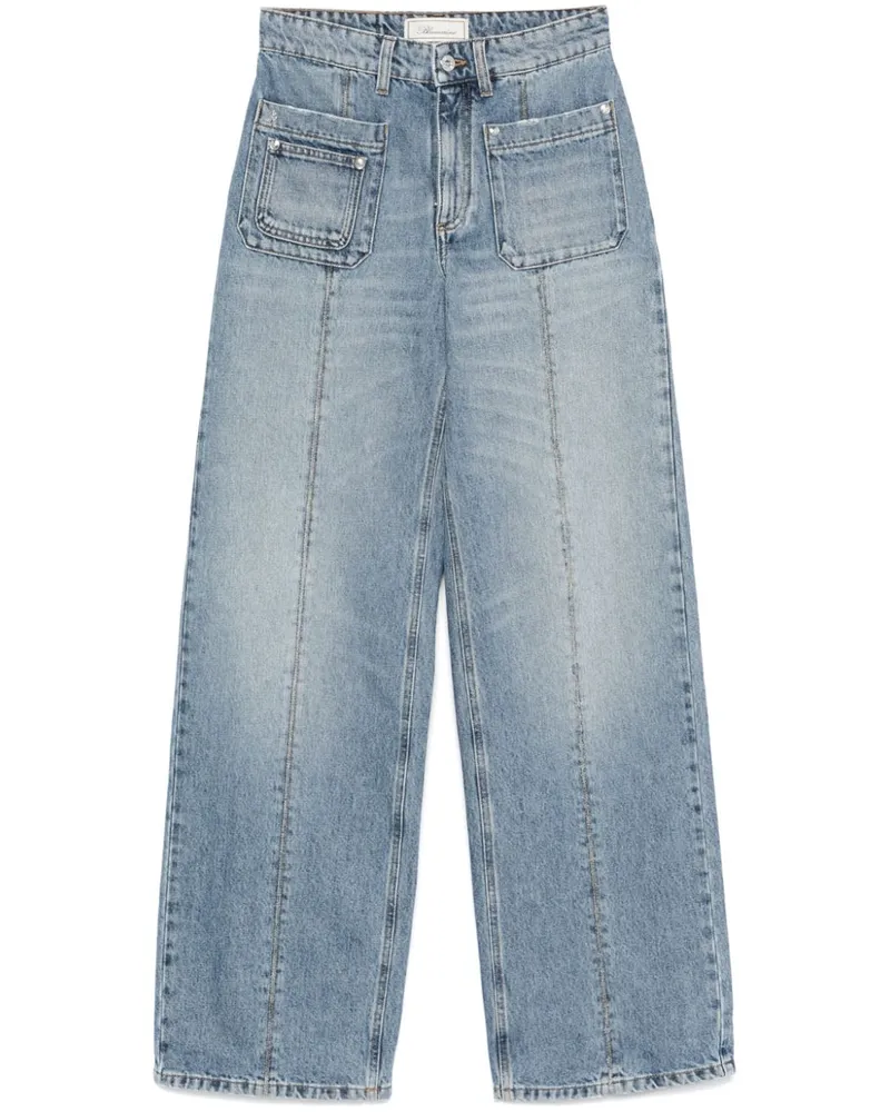 Blumarine Jeans mit geradem Bein - Blau Blau