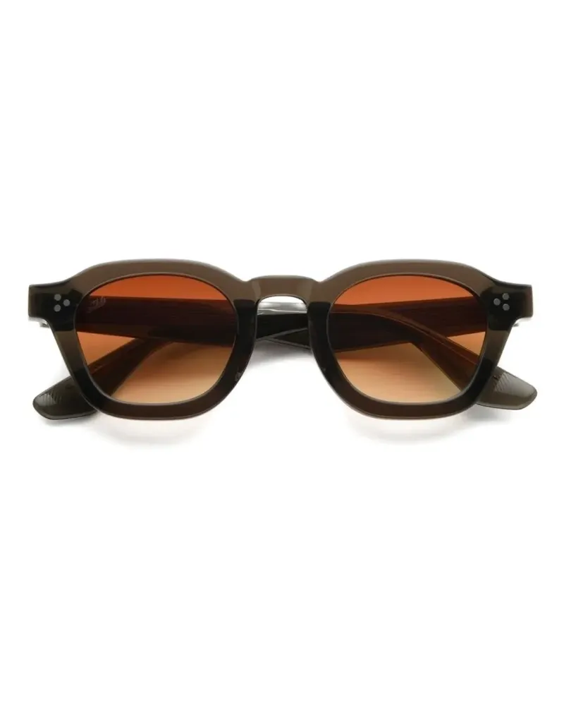 AKILA Eckige Sonnenbrille mit Logo - Braun Braun