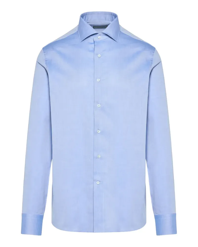 Canali long-sleeve shirt - Blau Blau