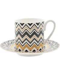 Missoni Home Sechsteiliges Kaffeeservice Gold