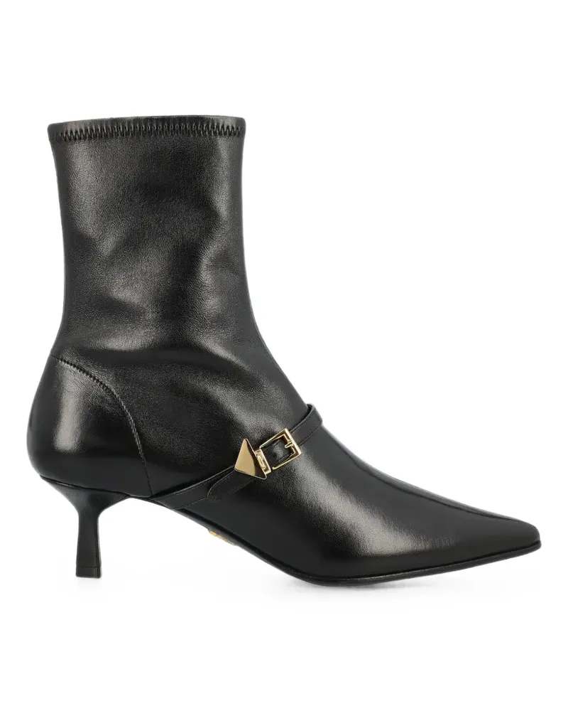 Prada stretch nappa leather booties - Schwarz Schwarz