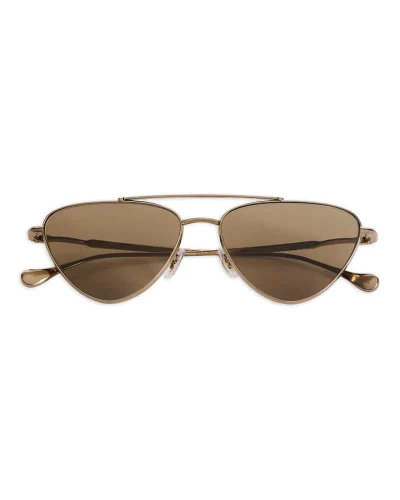 Jil Sander pilot-frame sunglasses - Gold Gold