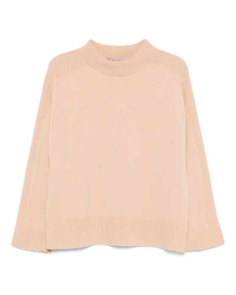 D.EXTERIOR Pullover mit Rundhalsausschnitt - Nude Nude