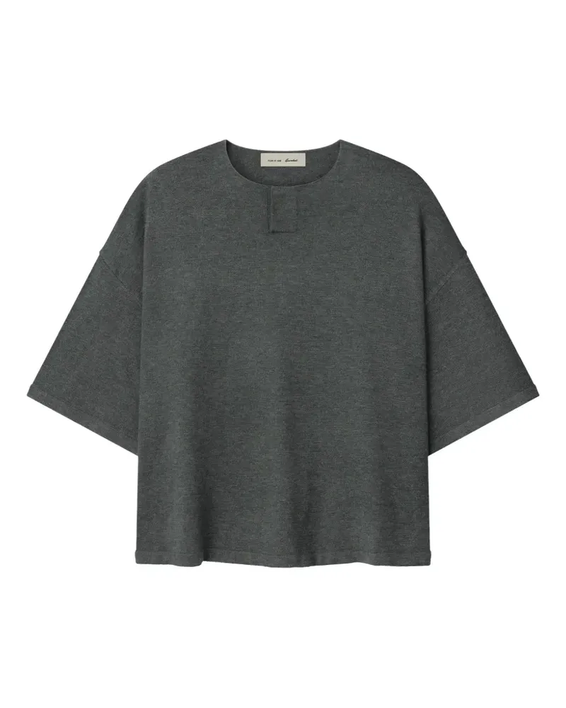 Fear of God T-Shirt mit Henley-Kragen - Grau Grau