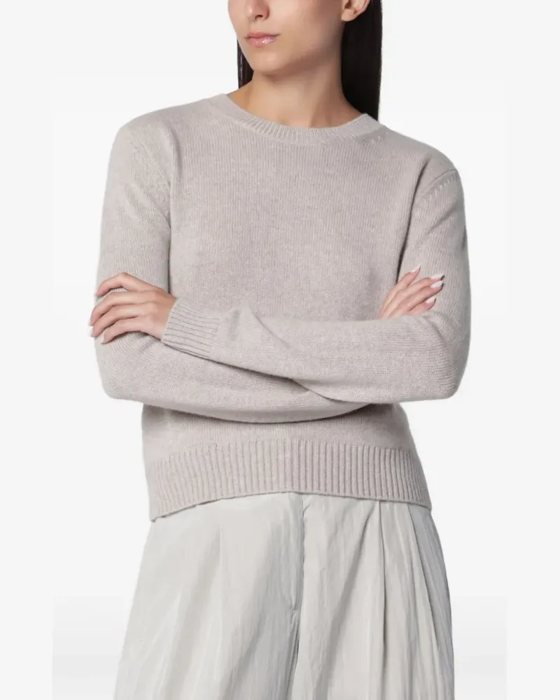 Lisa Yang Mable Pullover mit geripptem Saum - Nude Nude