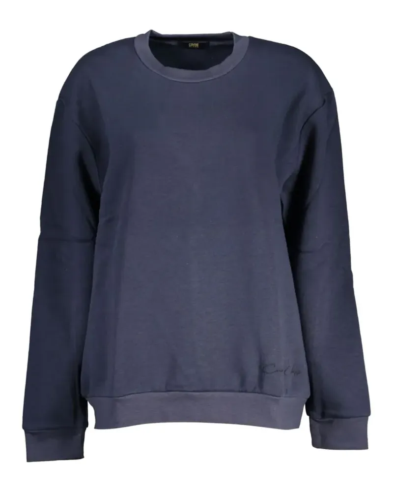 Roberto Cavalli logo-embroidered sweatshirt - Blau Blau