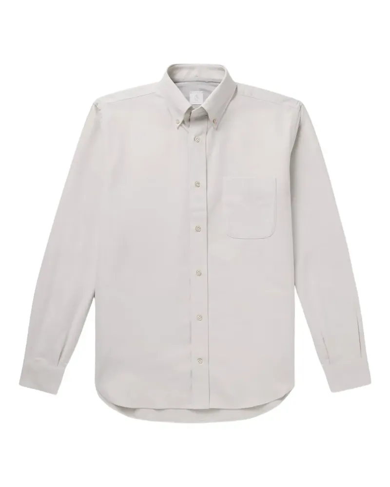 Eleventy buttoned chest-pocket shirt - Grau Grau