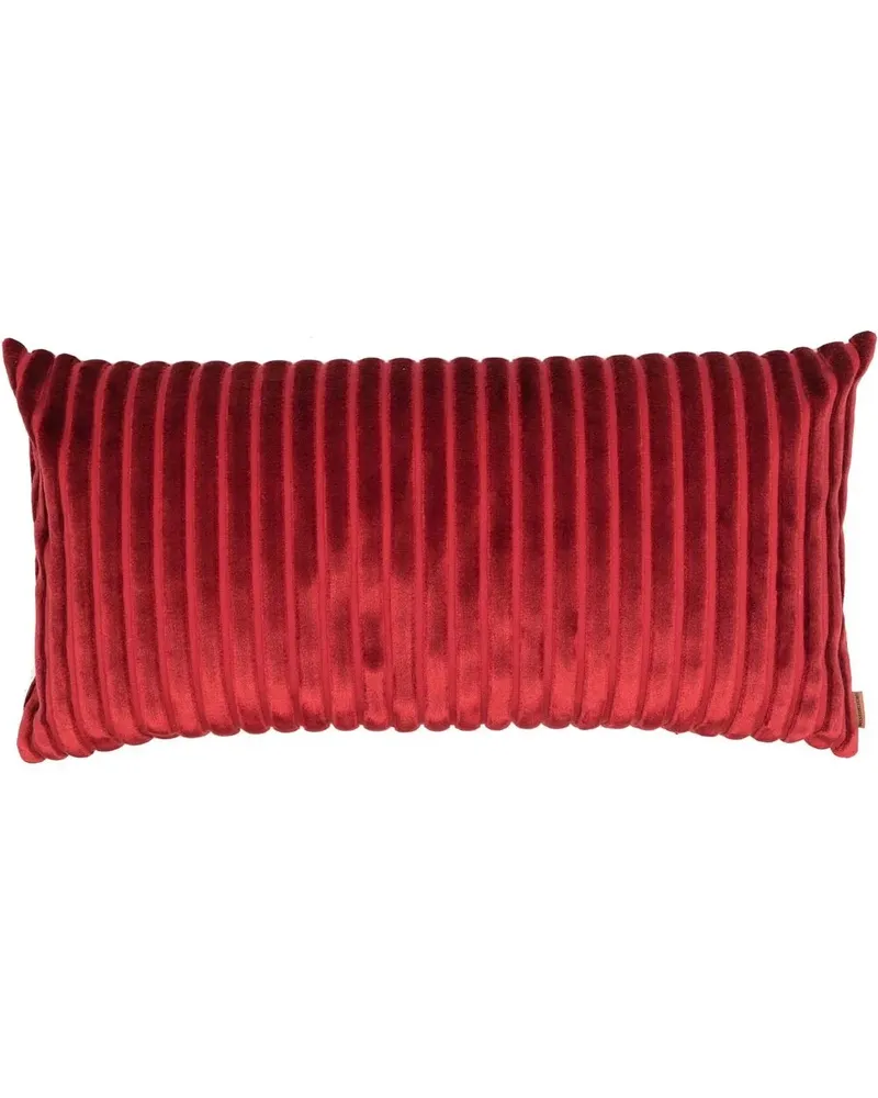 Missoni Home Geripptes Samtkissen - Rot Rot
