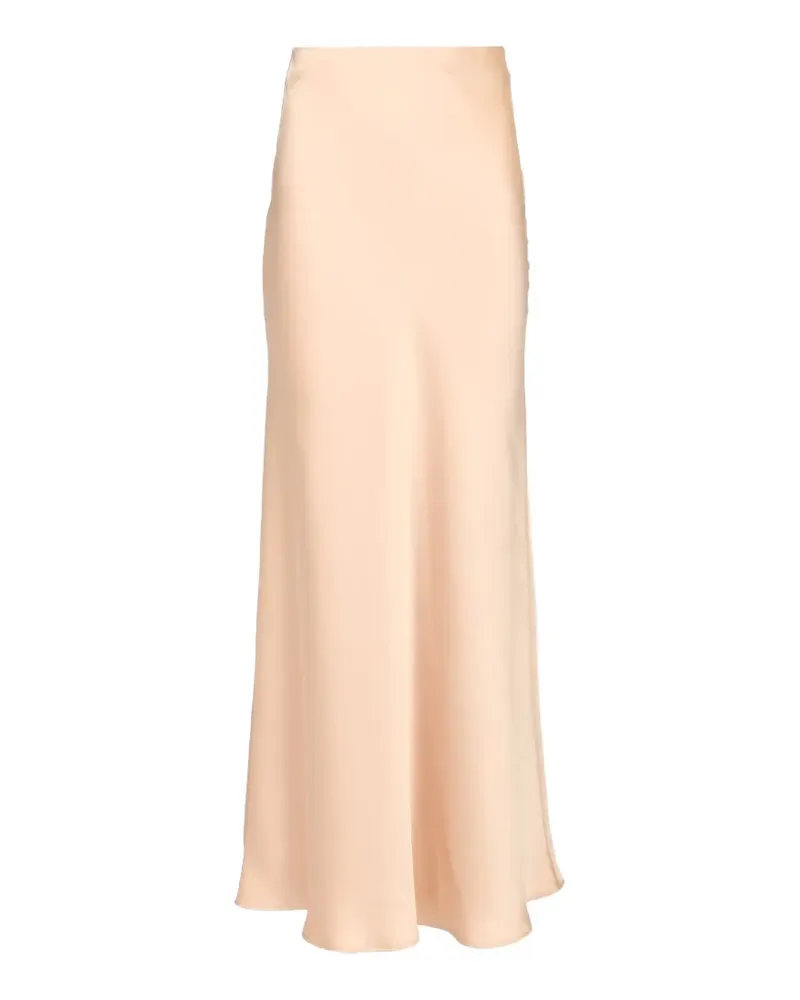 Al Duca D’Aosta 1902 satin elasticated-waist skirt - Nude Nude