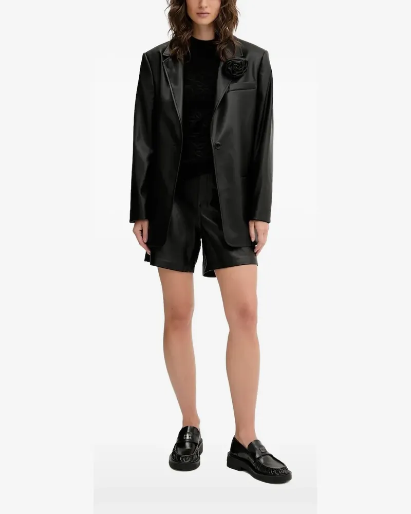 HUGO BOSS Blazer mit Rosenverzierung - Schwarz Schwarz